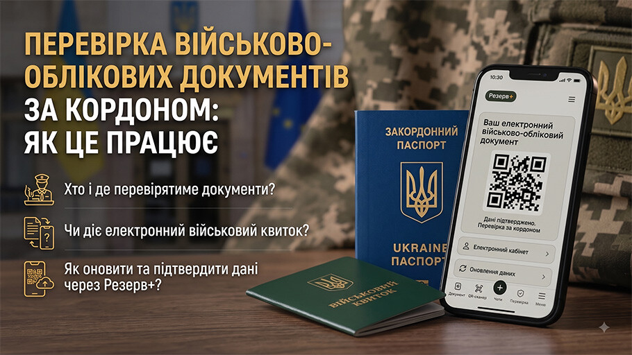 Перевірка військово-облікових документів за кордоном